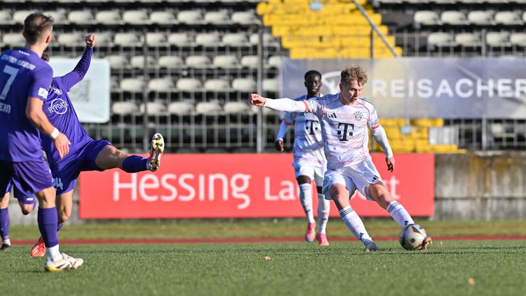 Anton Heinz setzt zum Schuss an.