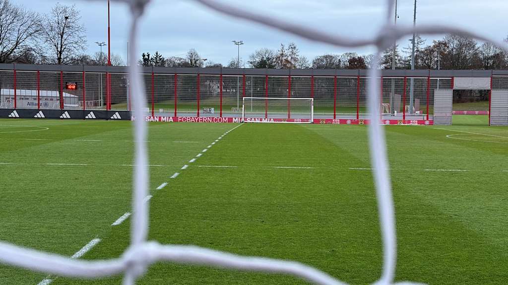 Der Trainingsplatz an der Säbener Straße