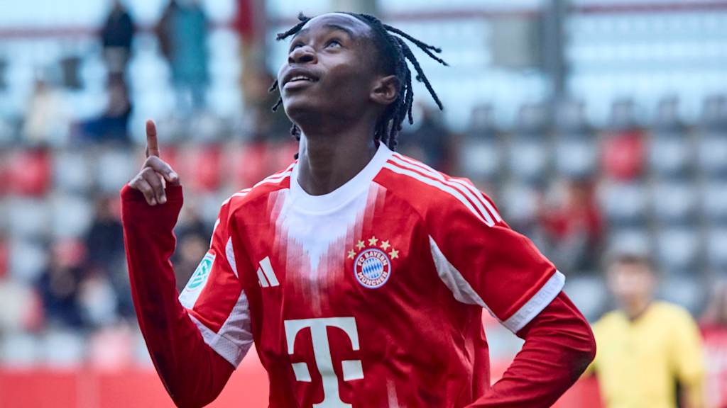 Aviel Hentcho Nseke beim Torjubel