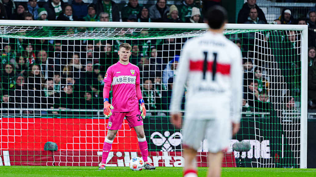Alexander Nübel steht im Tor des VfB Stuttgart.