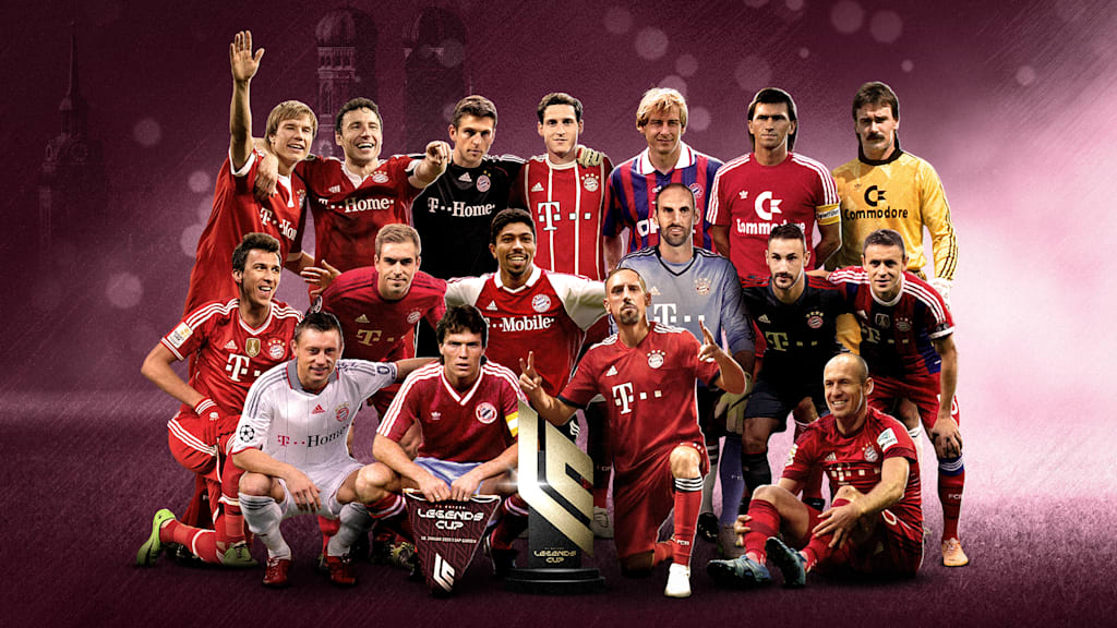 Team des FC Bayern für den Legends Cup am 18. Januar 2026