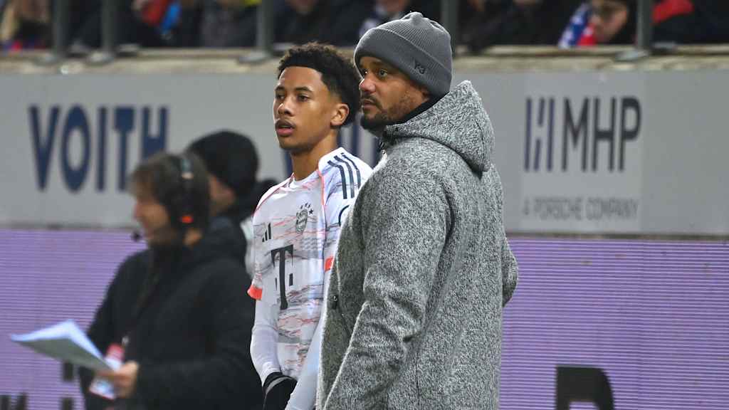 Cassiano Kiala wird im Bundesliga-Spiel des FC Bayern beim 1. FC Heidenheim eingewechselt.