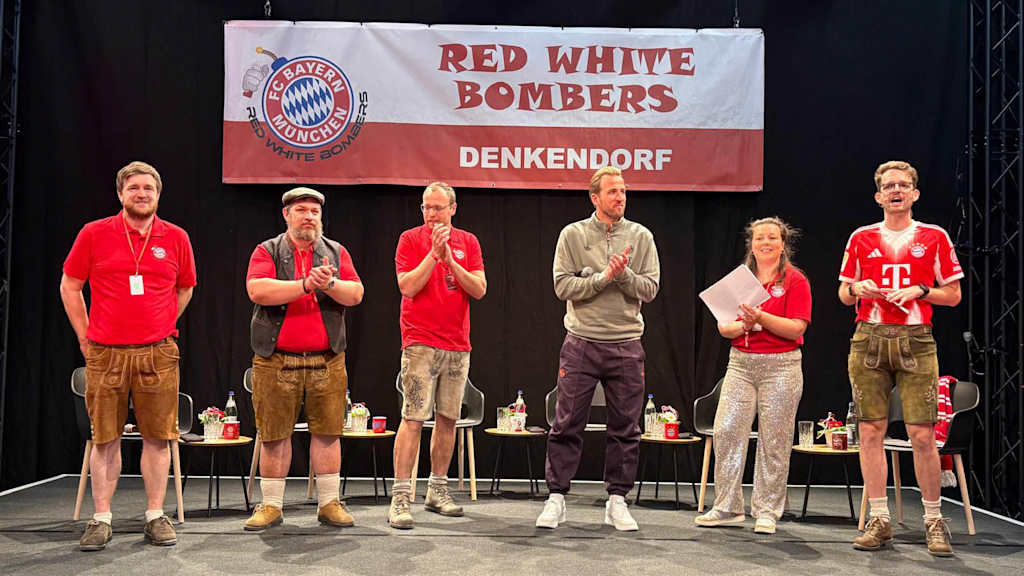 Harry Kane beim Fanclubbesuch