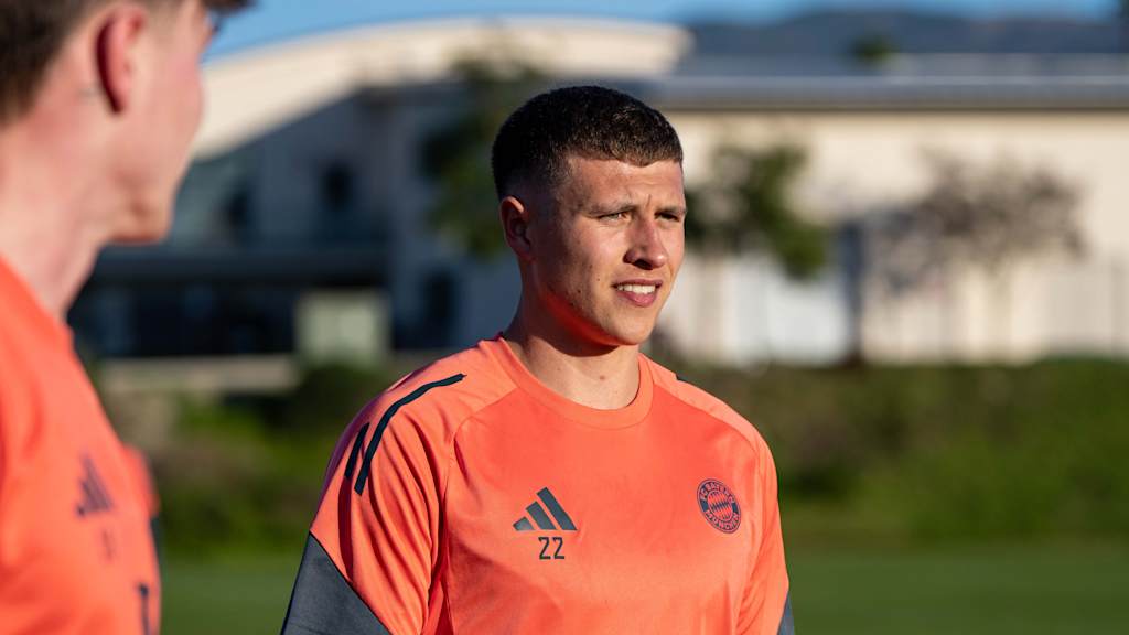 Robert Deziel Jr. beim Training im Rahmen des US-Trainingslagers der FCB-Amateure.