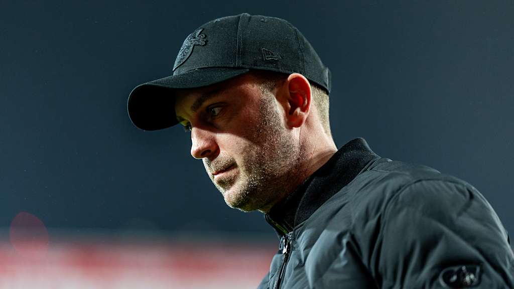 Ole Werner vor einem Bundesliga-Spiel von RB Leipzig