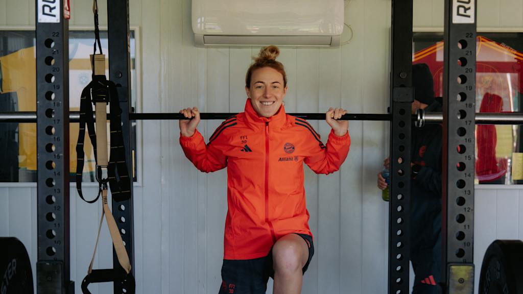 Carolin Simon während einer Einheit im Winter-Trainingslager in Spanien.