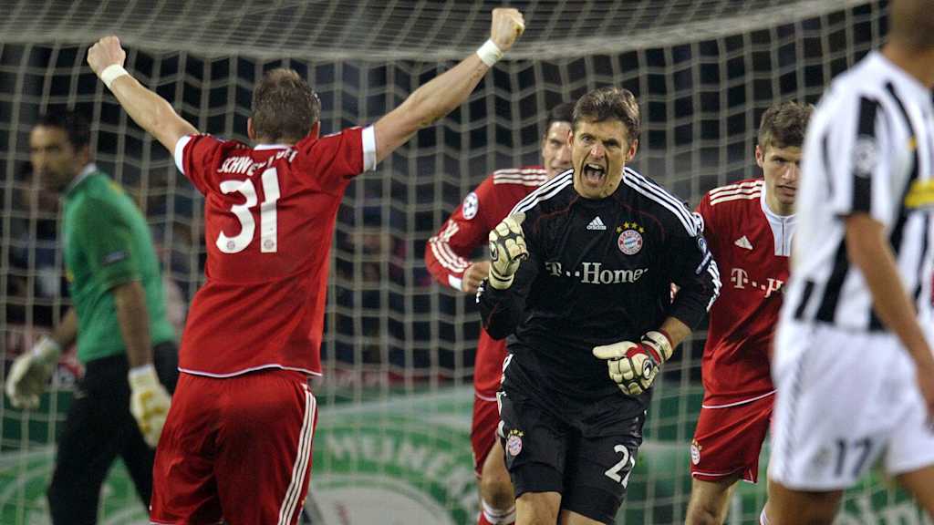 Der Schrecken von Turin: Jörg „Butt Butt Butt" trifft schon zum dritten Mal gegen Juve.