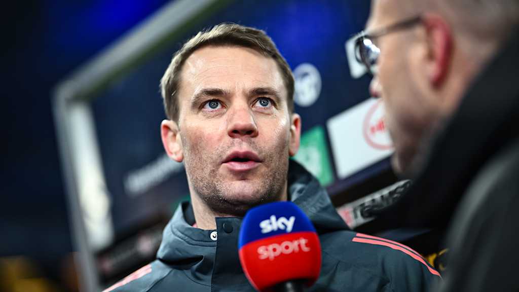 Manuel Neuer im Interview nach dem Gastspiel des FC Bayern in der Bundesliga beim Hamburger SV