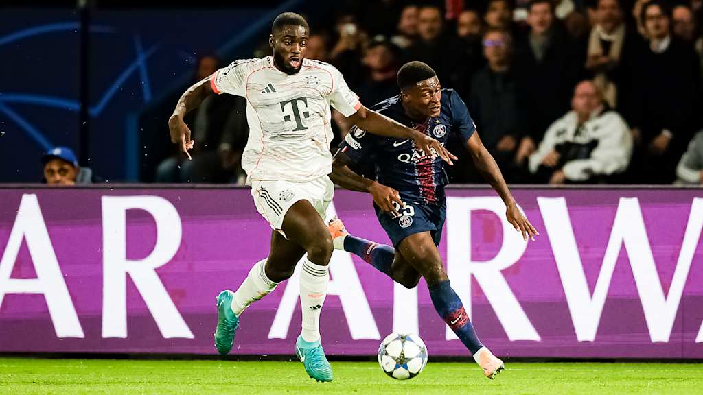 Dayot Upamecano im Spiel des FC Bayern gegen Paris St. Germain