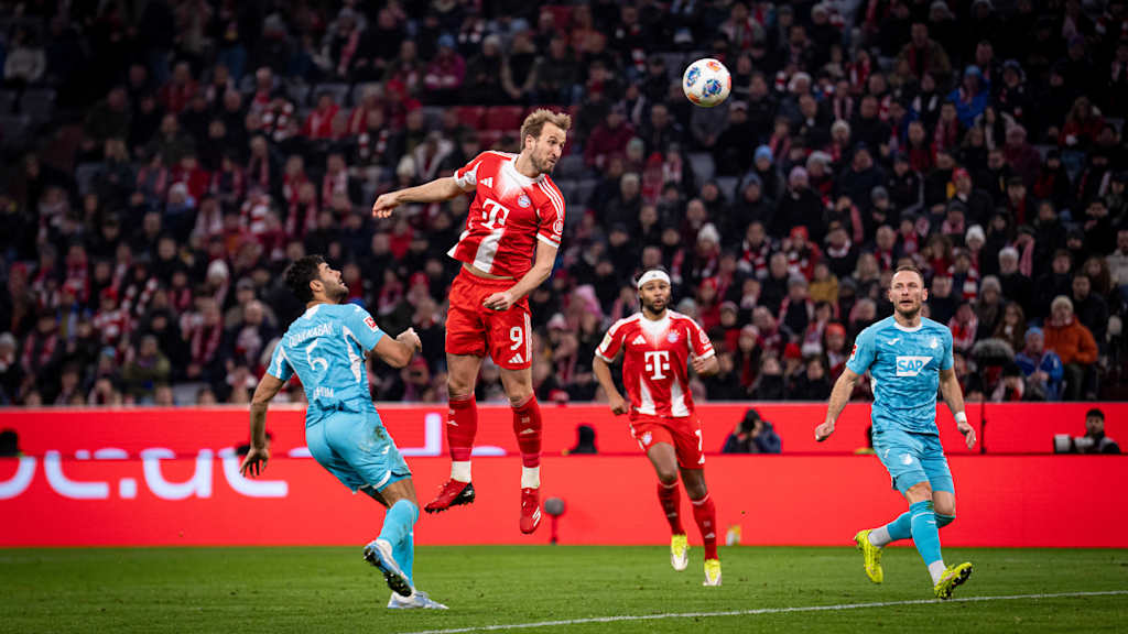 Harry Kane im Bundesliga-Spiel des FC Bayern gegen die TSG Hoffenheim