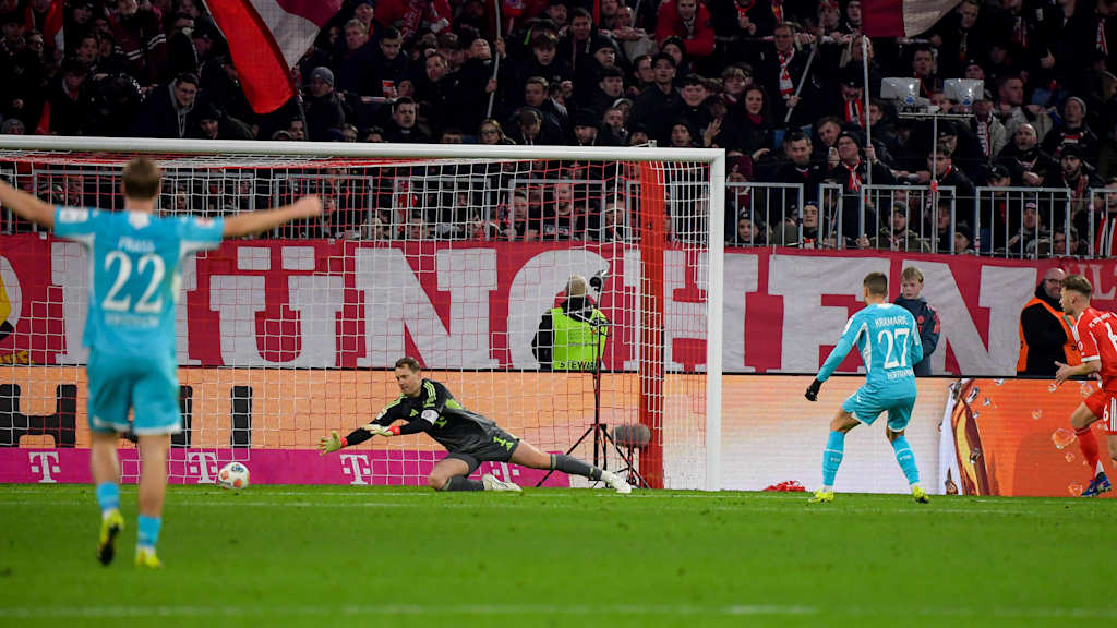 Manuel Neuer im Bundesliga-Spiel des FC Bayern gegen die TSG Hoffenheim