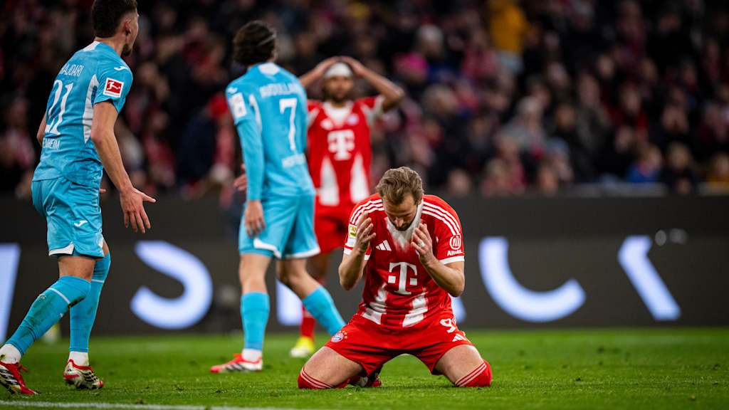 Harry Kane im Bundesliga-Spiel des FC Bayern gegen die TSG Hoffenheim