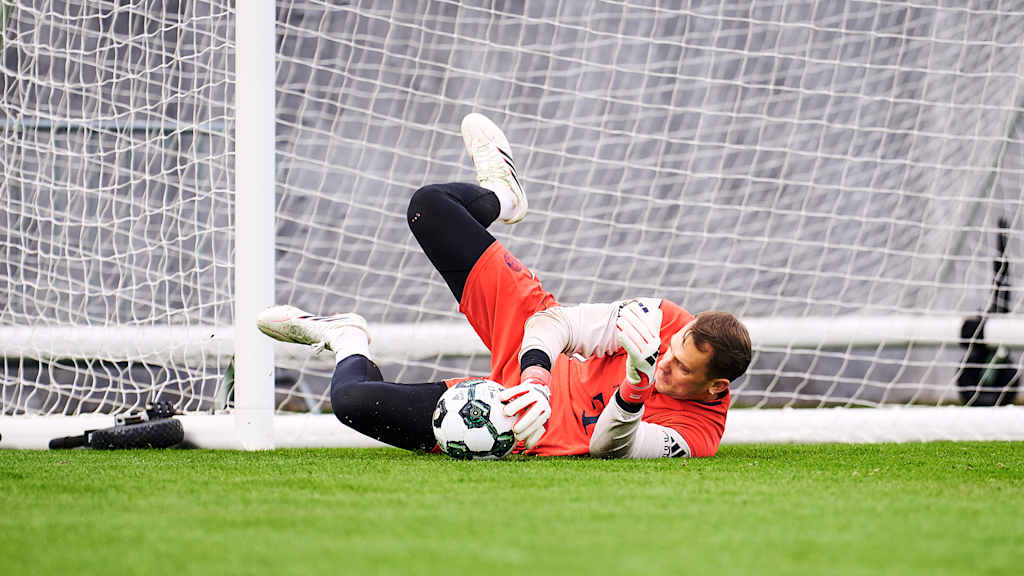 Manuel Neuer im Training des FC Bayern