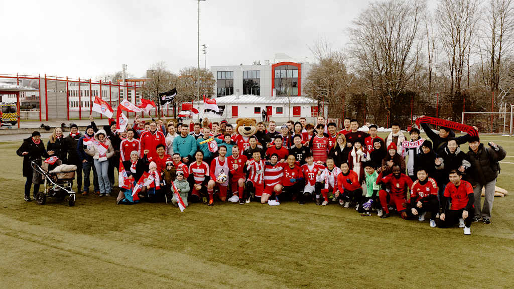 Gruppenfoto der Teilnehmenden beim Fanmatch