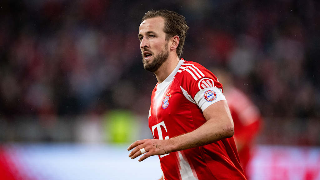 Harry Kane im Bundesliga-Heimspiel des FC Bayern gegen Eintracht Frankfurt