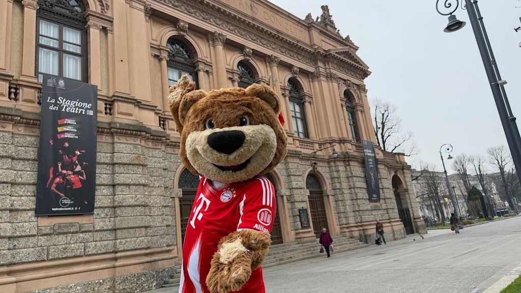 Berni in der Innenstadt von Bergamo.