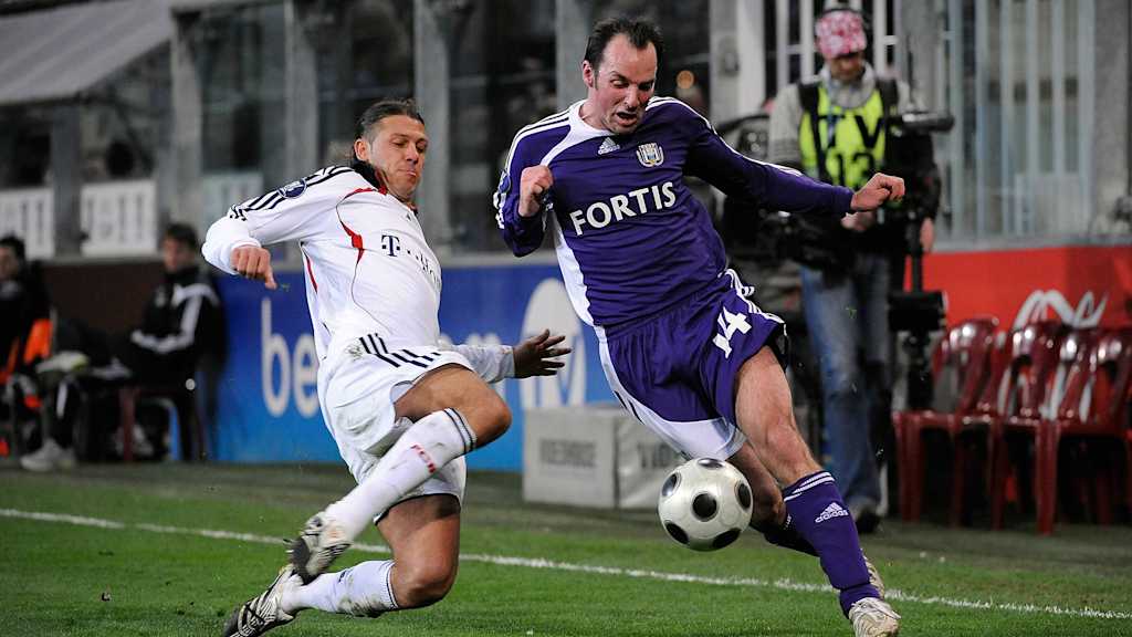 Martín Demichelis im Spiel des FC Bayern bei RSC Anderlecht