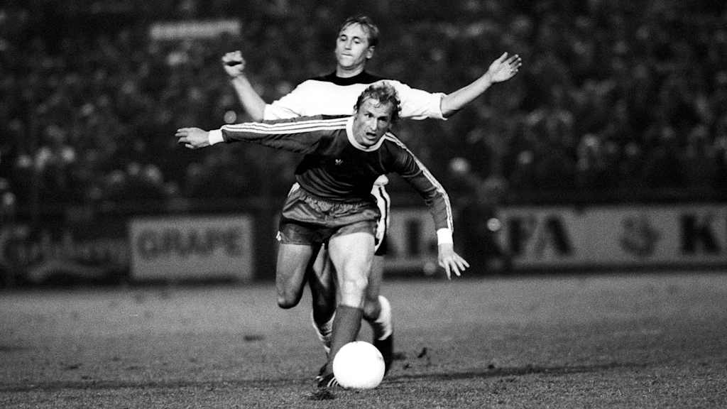 Bernd Dürnberger im Spiel des FC Bayern bei Koge BK