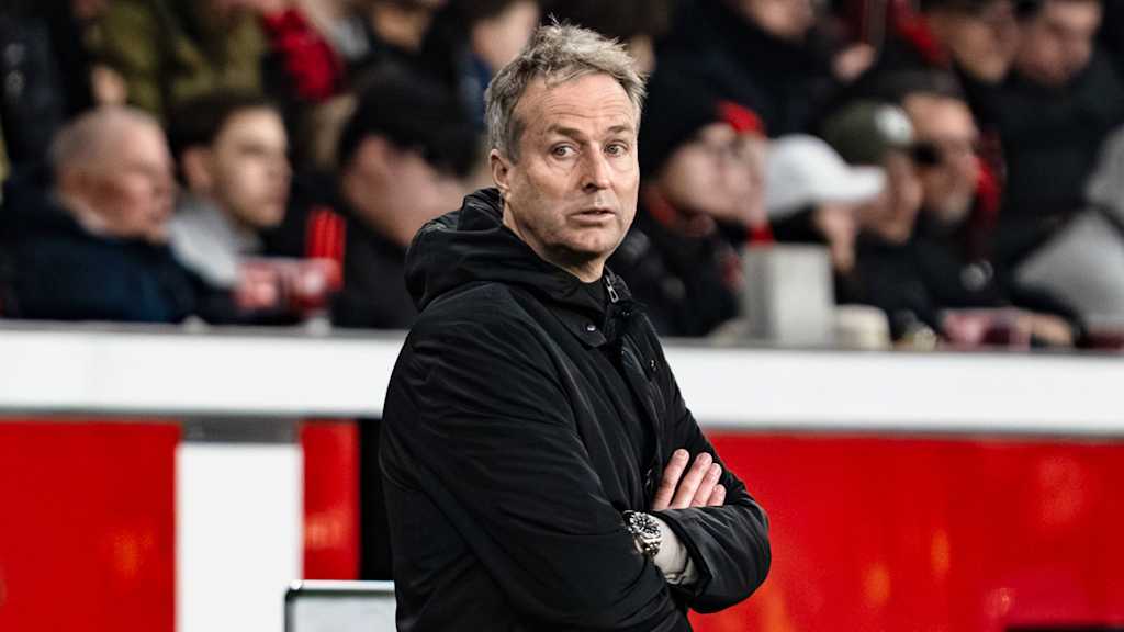 Kasper Hjulmand in einem Bundesliga-Spiel von Bayer 04 Leverkusen