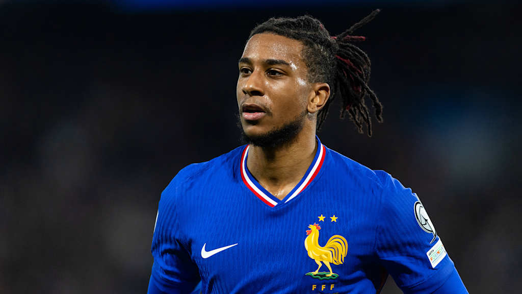 Michael Olise in einem Spiel der französischen Nationalmannschaft.