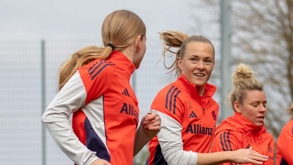 Magdalena Eriksson im Training der FC Bayern Frauen.