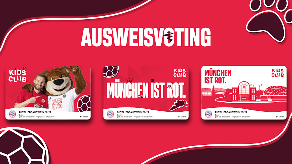 Mitgliedsausweis FC Bayern 2026/27 Kids Club