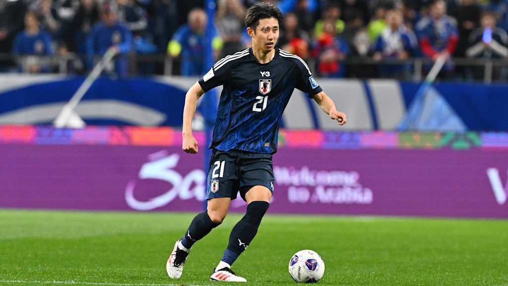 Hiroki Ito in einem Spiel der japanischen Nationalmannschaft