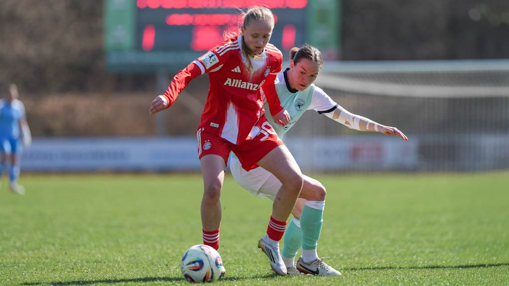 Hanna Wegscheider im Zweikampf.