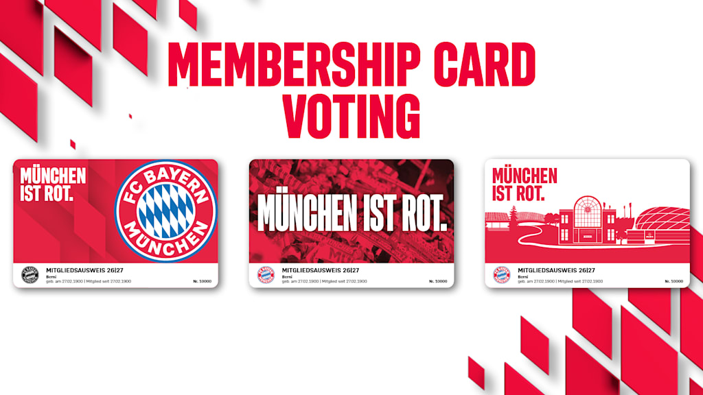 2026/27 Bayern membership card options