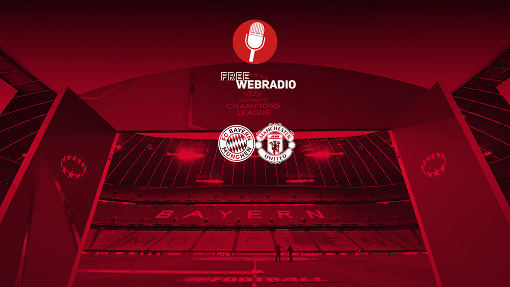 Das Live Webradio startet jeweils fünf Minuten vor Anpfiff und ist für alle Wettbewerbe in deutscher Sprache verfügbar.