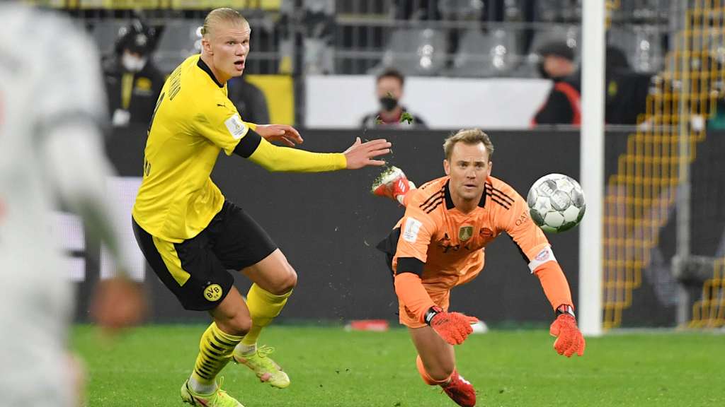 Manuel Neuer und Erling Haaland.