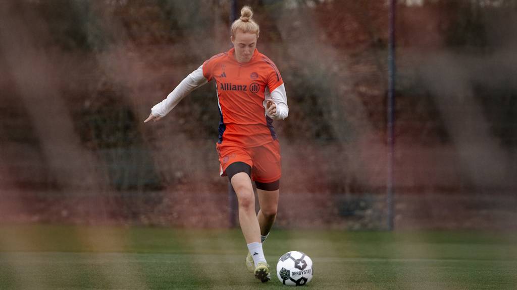 Carolin Simon während einer Trainingseinheit.
