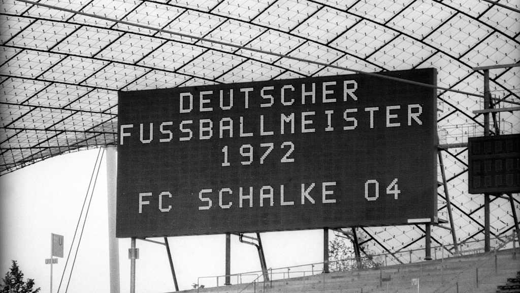 Achtung, das ist nur eine Übung! Nein, Schalke wurde 1972 doch nicht Meister.