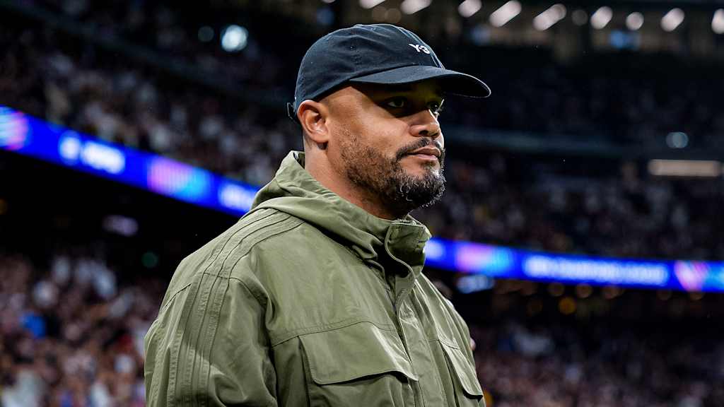 Vincent Kompany an der Seitenlinie während des Viertelfinal-Hinspiels des FC Bayern bei Real Madrid