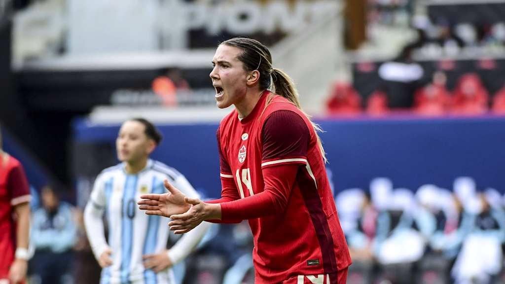 Vanessa Gilles im Einsatz für Kanada.