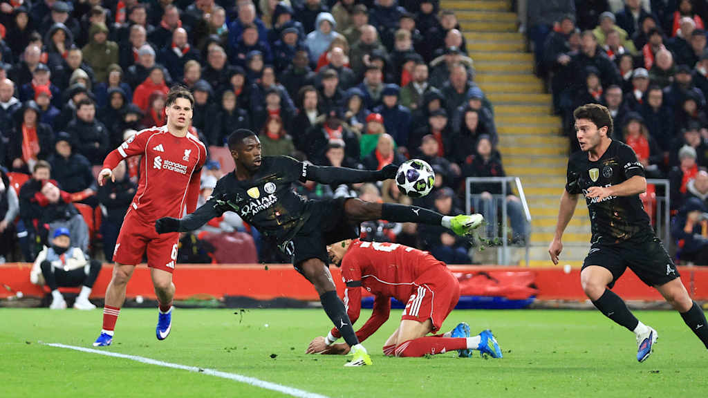 Ousmane Dembélé PSG Liverpool