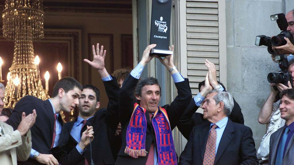 Svetislav Pesic and Barça legend Juan Carlos Navarro