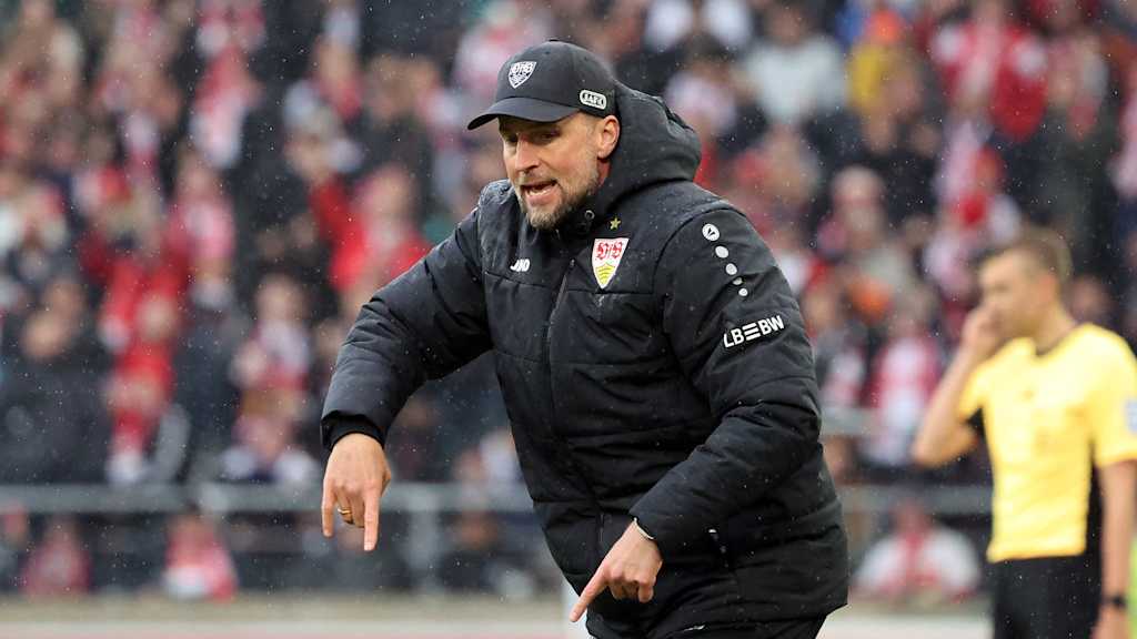 Sebastian Hoeneß coacht die Mannschaft des VfB Stuttgart.