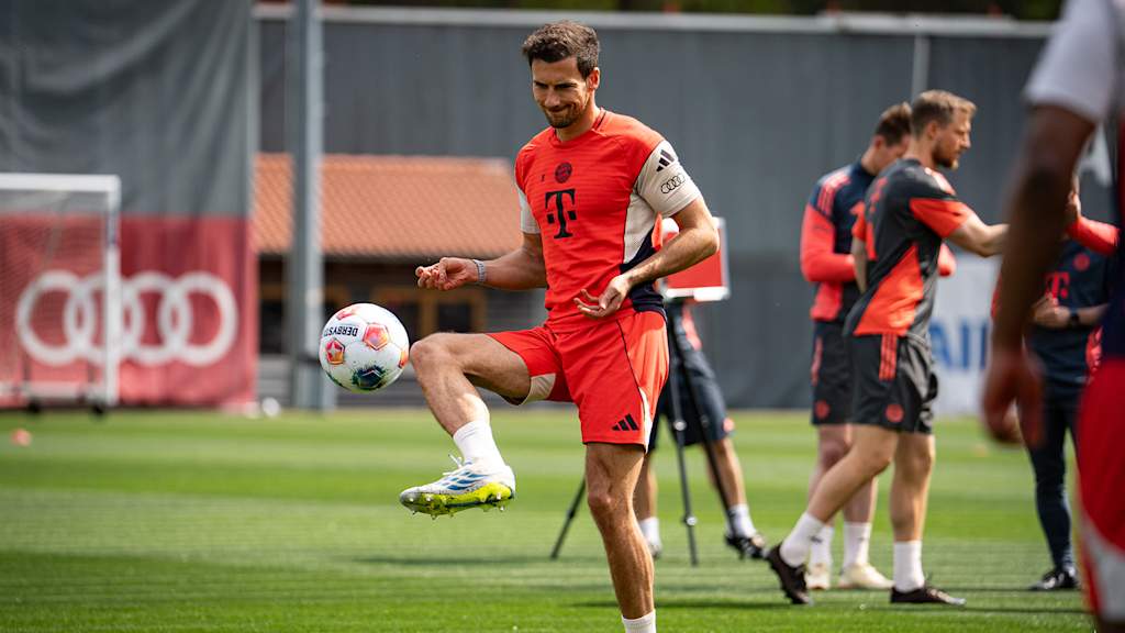 Leon Goretzka Bayern training