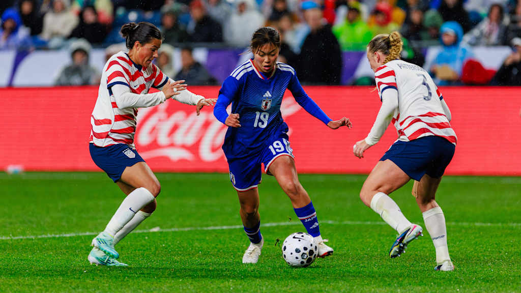 Momoka Tanikawa im Zweikampf.