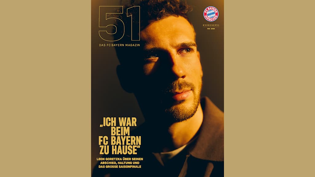 Cover des FC Bayern-Magazins 51 Mai 2026 mit Leon Goretzka