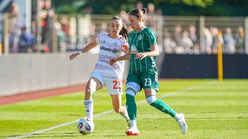 Natalia Padilla Bidas während des Gastspiels der FCB-Frauen in Bremen.