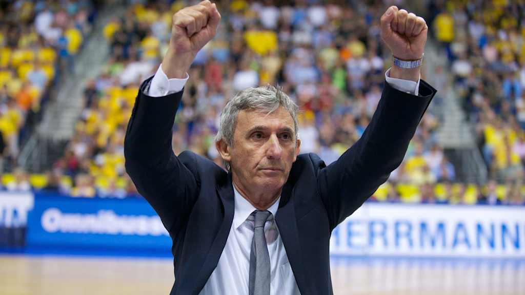 Svetislav Pesic wurde 2014 mit den Bayern bei seinem Ex-Verein Meister