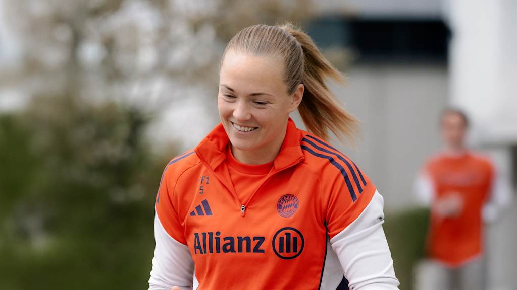 Magdalena Eriksson auf dem Weg zum Training.