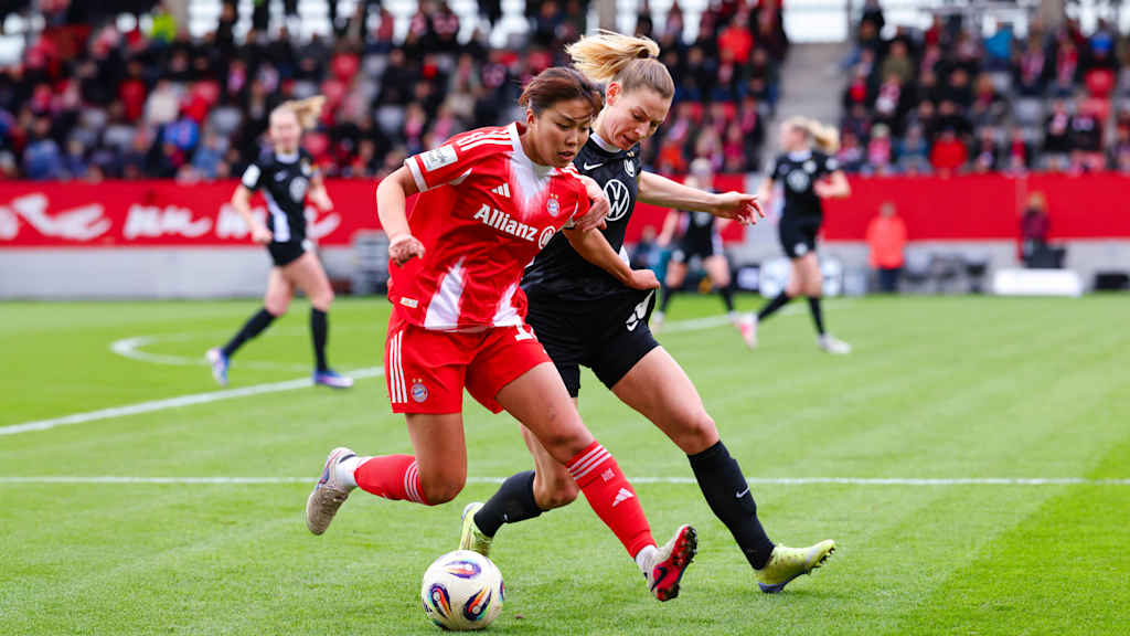 Momoko Tanikawa während des Duells gegen den VfL Wolfsburg.