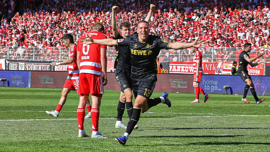 Said El Mala bejubelt ein Tor für den 1. FC Köln.