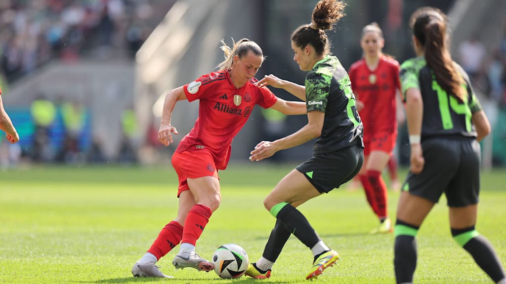 Klara Bühl im Pokal-Finale 2024.