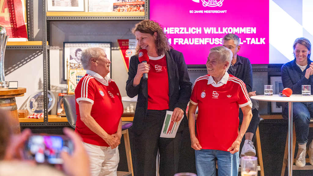 Christl Süß, Traudl Langer und Kathrin Lehmann beim Mitglieder-Event.
