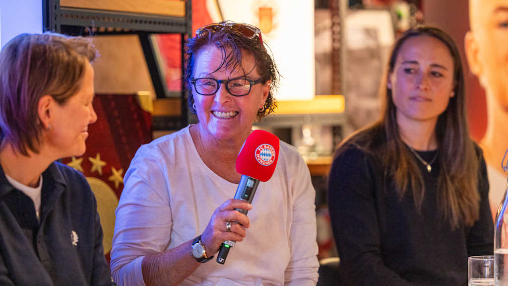 Sissy Raith im Talk beim Mitglieder-Event am Campus.