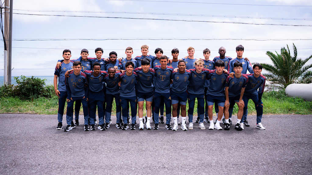 Teamfoto des FC Bayern World Squad
